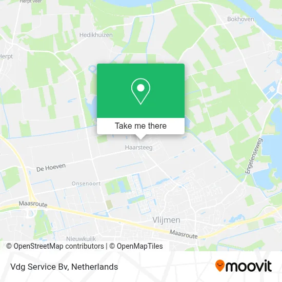 Vdg Service Bv map