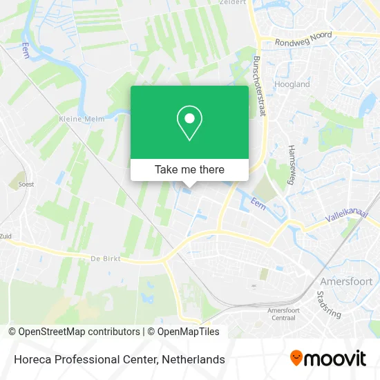 Horeca Professional Center map