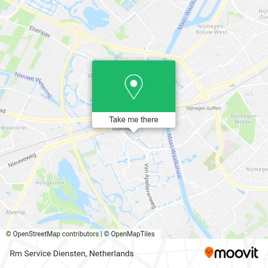 Rm Service Diensten map