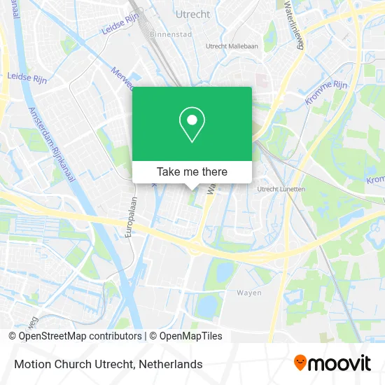 Motion Church Utrecht map