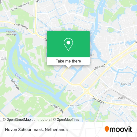 Novon Schoonmaak map