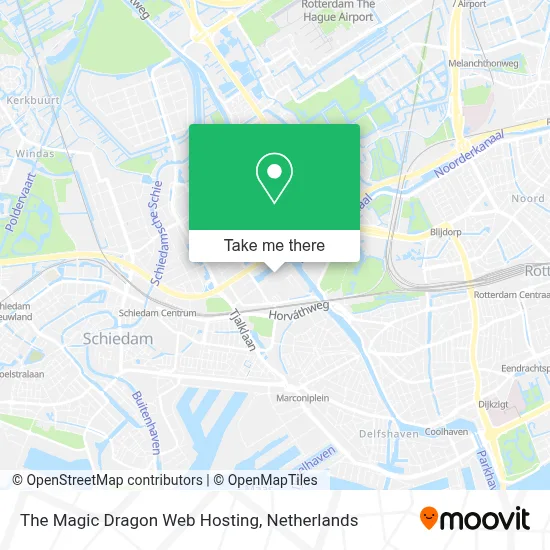 The Magic Dragon Web Hosting map
