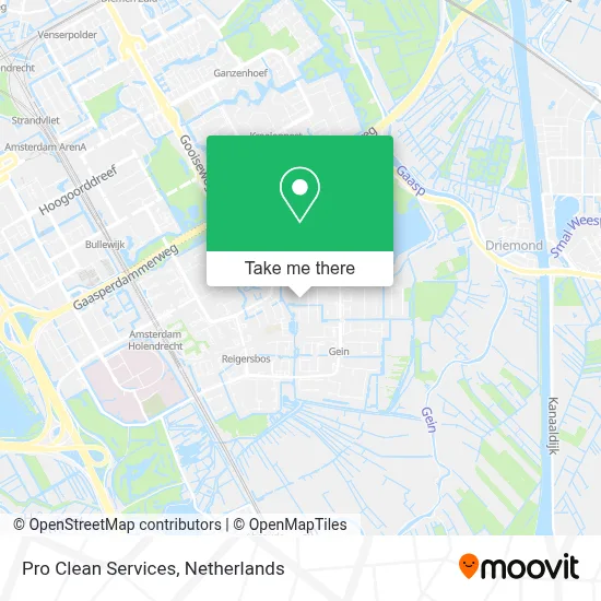 Pro Clean Services map