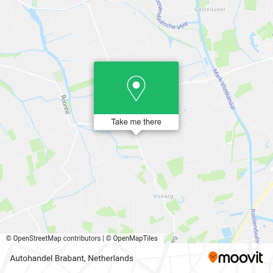 Autohandel Brabant map