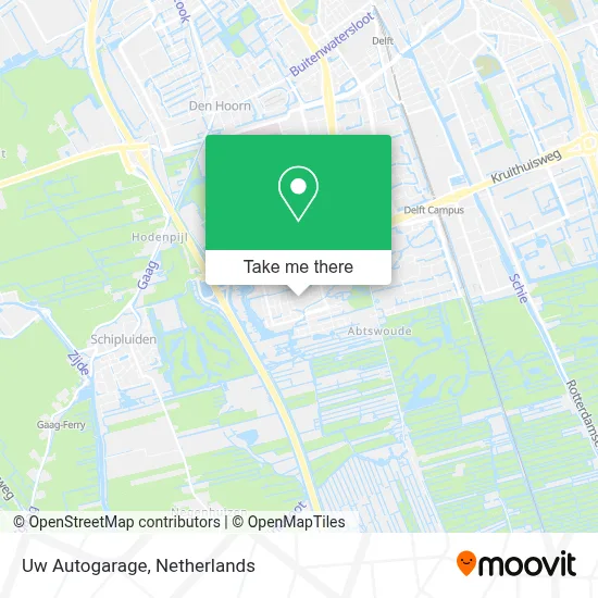 Uw Autogarage map