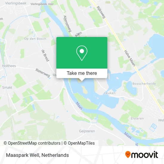 Maaspark Well map