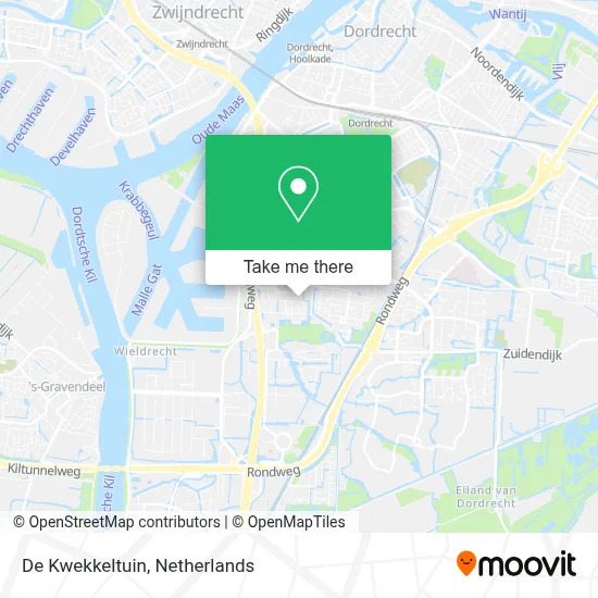 De Kwekkeltuin Karte