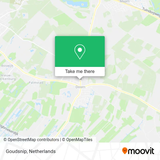 Goudsnip map