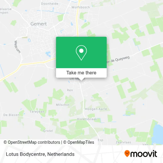 Lotus Bodycentre map