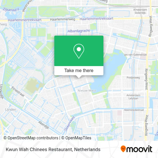 Kwun Wah Chinees Restaurant map