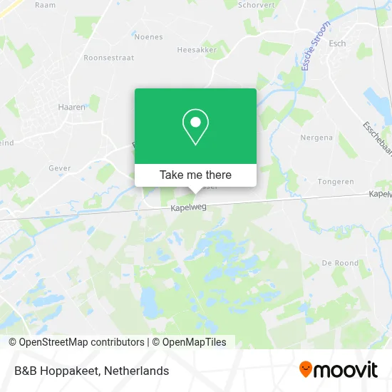 B&B Hoppakeet map