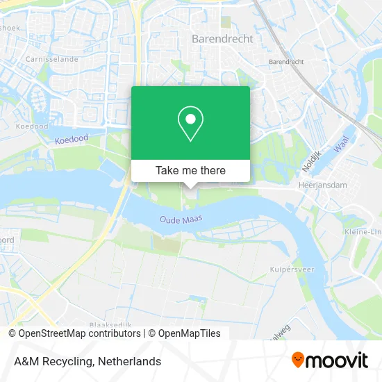 A&M Recycling map