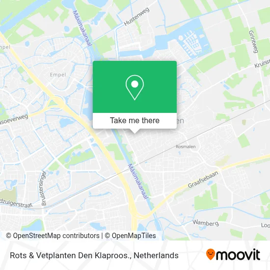 Rots & Vetplanten Den Klaproos. map