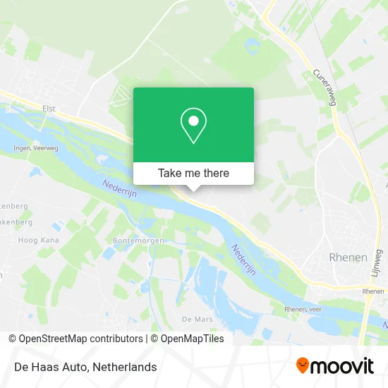 De Haas Auto map