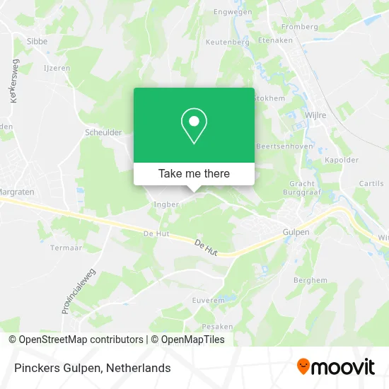 Pinckers Gulpen map