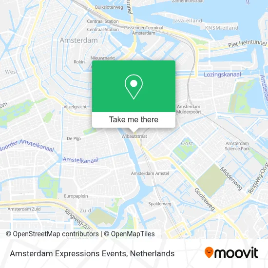 Amsterdam Expressions Events map
