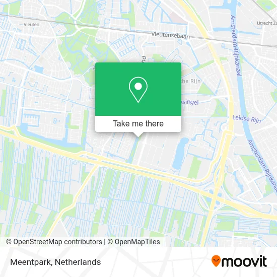 Meentpark map