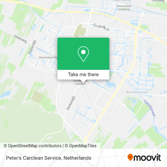 Peter's Carclean Service map
