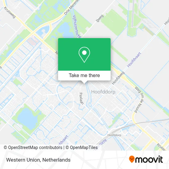 Western Union map