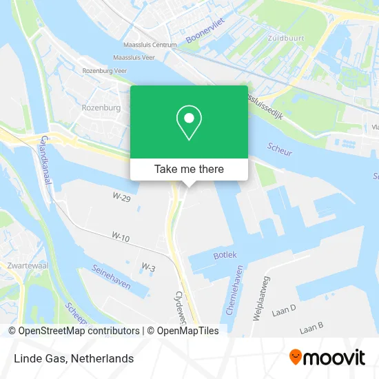 Linde Gas map