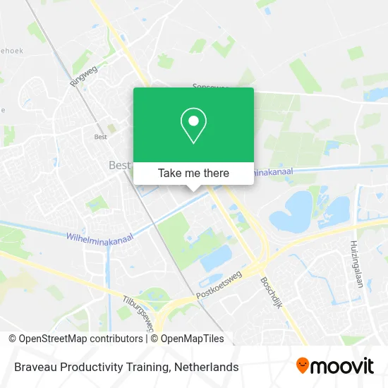 Braveau Productivity Training map