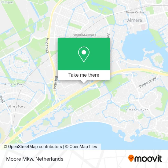 Moore Mkw map