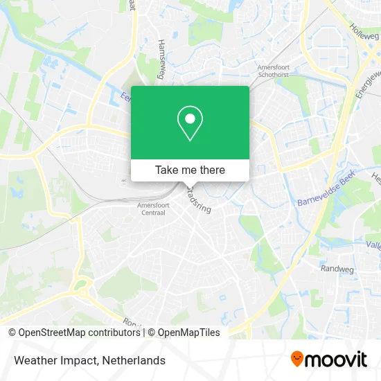 Weather Impact map