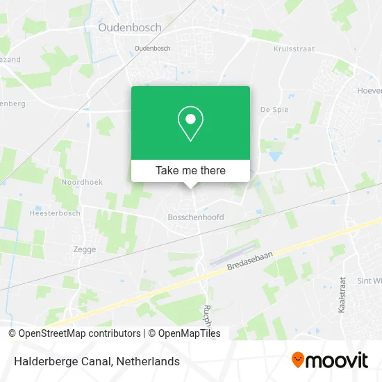 Halderberge Canal map