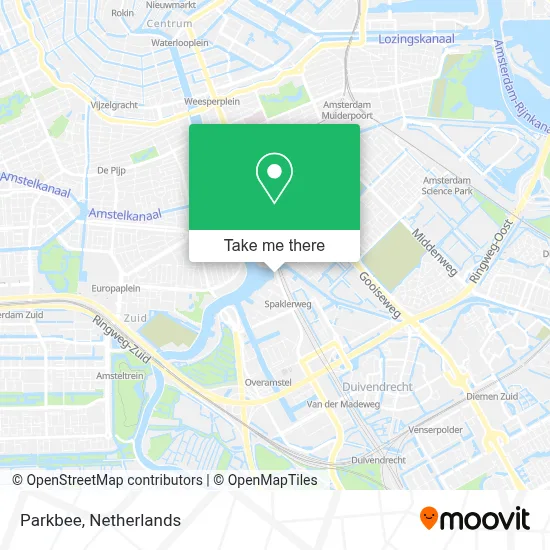 Parkbee map