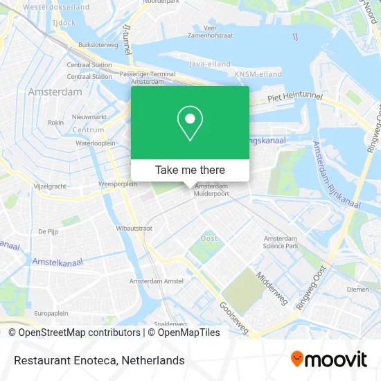 Restaurant Enoteca map