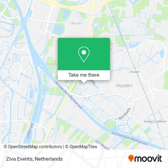 Ziva Events map