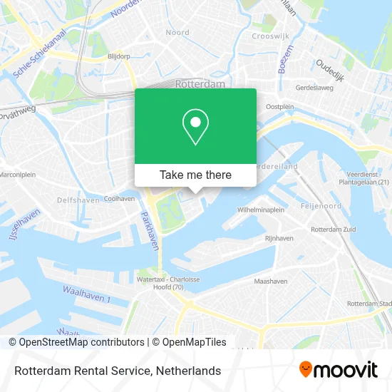 Rotterdam Rental Service map