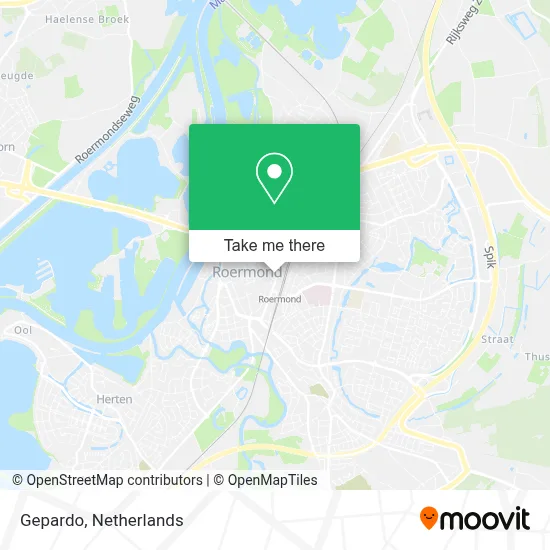 Gepardo map