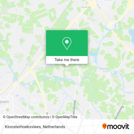 Kloosterhoeksvlees map