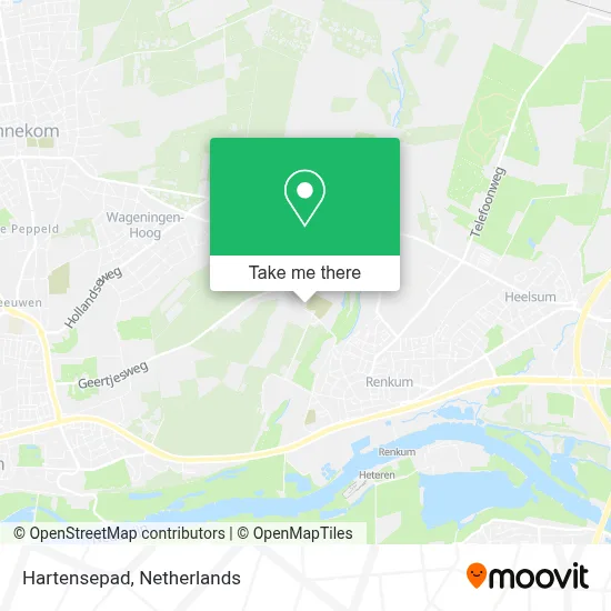 Hartensepad map