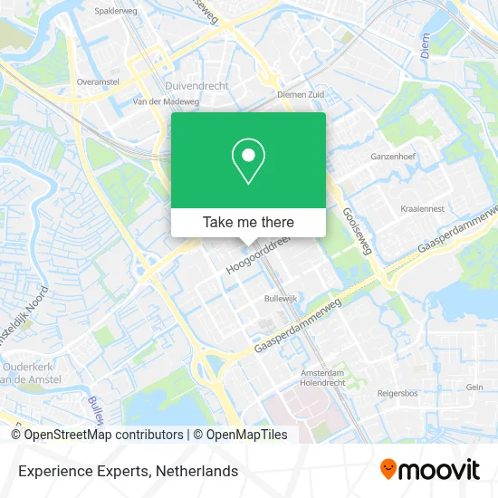 Experience Experts map