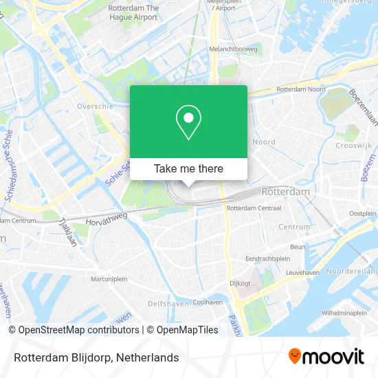 Rotterdam Blijdorp map