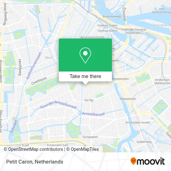 Petit Caron map