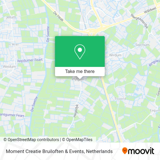 Moment Creatie Bruiloften & Events map