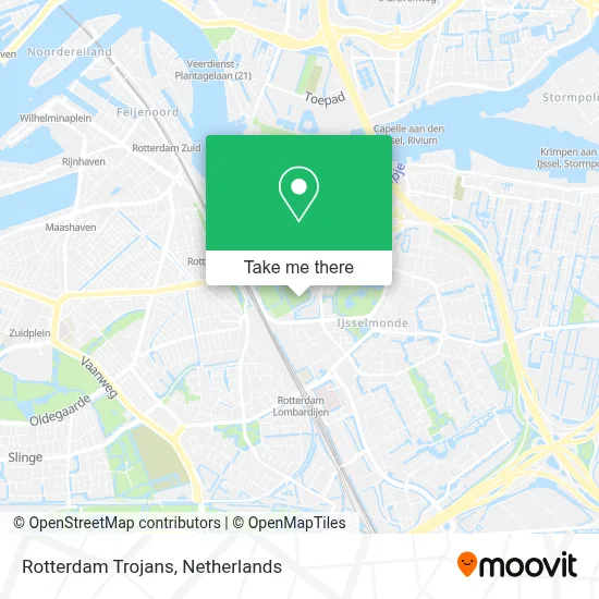 Rotterdam Trojans map