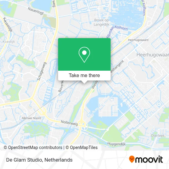 De Glam Studio map