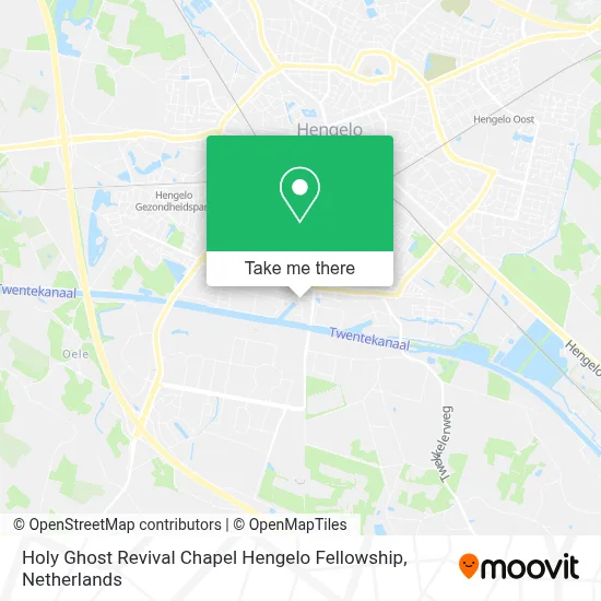 Holy Ghost Revival Chapel Hengelo Fellowship map