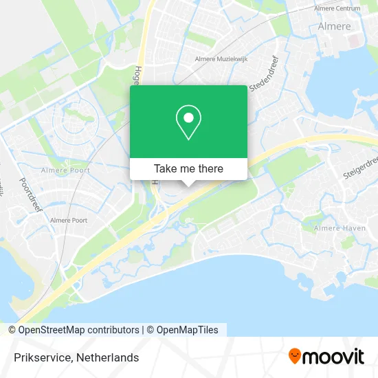 Prikservice map