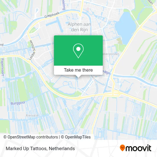 Marked Up Tattoos map