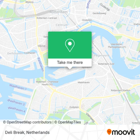 Deli Break map