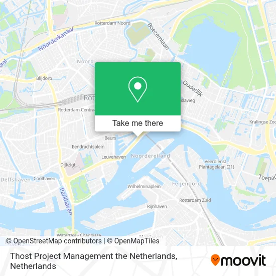 Thost Project Management the Netherlands map