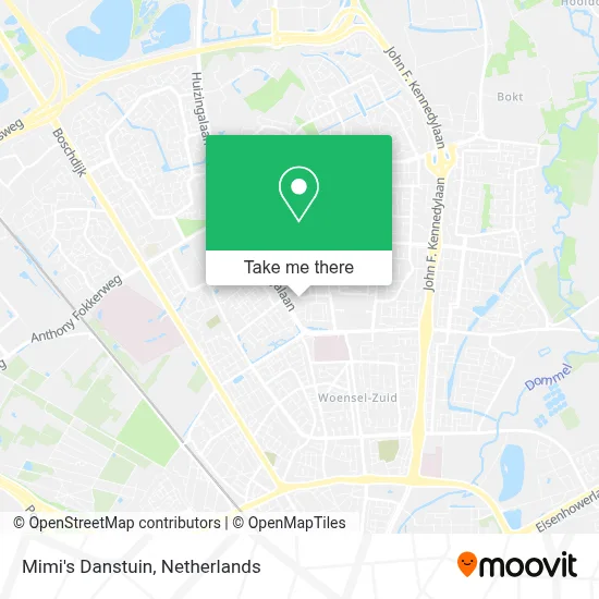 Mimi's Danstuin map