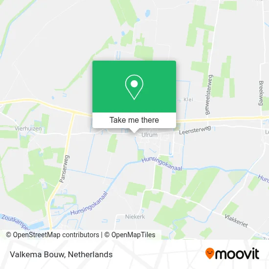 Valkema Bouw map