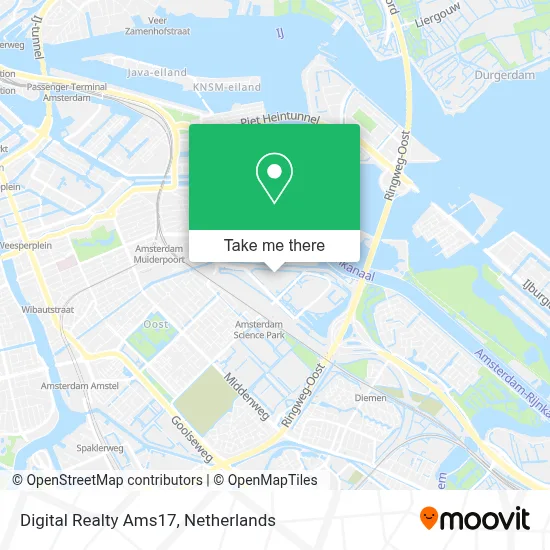 Digital Realty Ams17 map