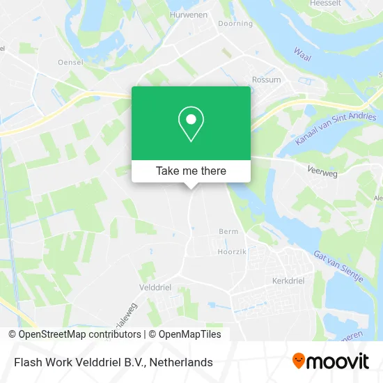 Flash Work Velddriel B.V. map